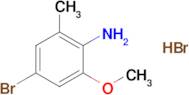 4-Bromo-2-methoxy-6-methylaniline hydrobromide