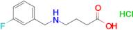 4-{[(3-fluorophenyl)methyl]amino}butanoic acid hydrochloride