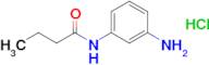 n-(3-Aminophenyl)butanamide hydrochloride