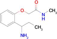 2-[2-(1-aminopropyl)phenoxy]-n-methylacetamide