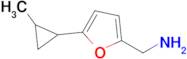 [5-(2-methylcyclopropyl)furan-2-yl]methanamine