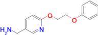 [6-(2-phenoxyethoxy)pyridin-3-yl]methanamine