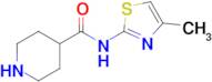 n-(4-Methyl-1,3-thiazol-2-yl)piperidine-4-carboxamide