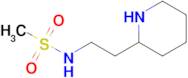 n-[2-(piperidin-2-yl)ethyl]methanesulfonamide