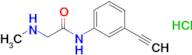 n-(3-Ethynylphenyl)-2-(methylamino)acetamide hydrochloride