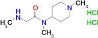 n-Methyl-2-(methylamino)-n-(1-methylpiperidin-4-yl)acetamide dihydrochloride