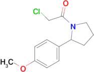 2-Chloro-1-[2-(4-methoxyphenyl)pyrrolidin-1-yl]ethan-1-one