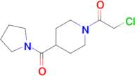 2-Chloro-1-[4-(pyrrolidine-1-carbonyl)piperidin-1-yl]ethan-1-one