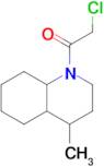 2-Chloro-1-(4-methyl-decahydroquinolin-1-yl)ethan-1-one