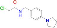 2-Chloro-n-{[4-(pyrrolidin-1-yl)phenyl]methyl}acetamide