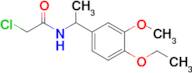 2-Chloro-n-[1-(4-ethoxy-3-methoxyphenyl)ethyl]acetamide