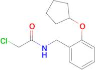 2-Chloro-n-{[2-(cyclopentyloxy)phenyl]methyl}acetamide