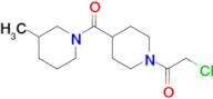 2-Chloro-1-[4-(3-methylpiperidine-1-carbonyl)piperidin-1-yl]ethan-1-one