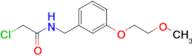 2-Chloro-n-{[3-(2-methoxyethoxy)phenyl]methyl}acetamide