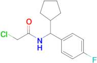 2-Chloro-n-[cyclopentyl(4-fluorophenyl)methyl]acetamide