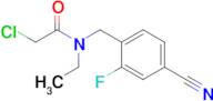 2-Chloro-n-[(4-cyano-2-fluorophenyl)methyl]-n-ethylacetamide