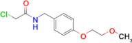 2-Chloro-n-{[4-(2-methoxyethoxy)phenyl]methyl}acetamide