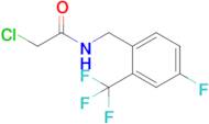 2-Chloro-n-{[4-fluoro-2-(trifluoromethyl)phenyl]methyl}acetamide