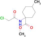 Methyl 1-(2-chloroacetamido)-4-methylcyclohexane-1-carboxylate