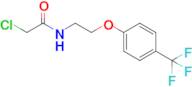 2-Chloro-n-{2-[4-(trifluoromethyl)phenoxy]ethyl}acetamide