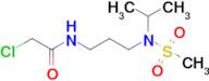 2-Chloro-n-{3-[n-(propan-2-yl)methanesulfonamido]propyl}acetamide