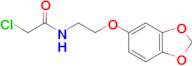 n-[2-(1,3-dioxaindan-5-yloxy)ethyl]-2-chloroacetamide