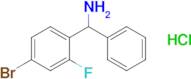 (4-Bromo-2-fluorophenyl)(phenyl)methanamine hydrochloride