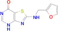 2-{[(furan-2-yl)methyl]amino}-4H,7H-[1,3]thiazolo[4,5-d]pyrimidin-7-one