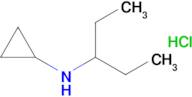 N-(1-ethylpropyl)-Cyclopropanamine hydrochloride (1:1)