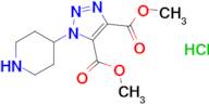 4,5-Dimethyl 1-(piperidin-4-yl)-1h-1,2,3-triazole-4,5-dicarboxylate hydrochloride