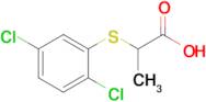 2-[(2,5-dichlorophenyl)sulfanyl]propanoic acid