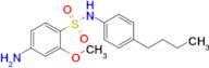 4-Amino-n-(4-butylphenyl)-2-methoxybenzene-1-sulfonamide