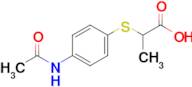 2-[(4-acetamidophenyl)sulfanyl]propanoic acid