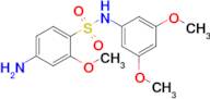 4-Amino-n-(3,5-dimethoxyphenyl)-2-methoxybenzene-1-sulfonamide