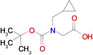 2-{[(tert-butoxy)carbonyl](cyclopropylmethyl)amino}acetic acid