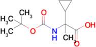 2-{[(tert-butoxy)carbonyl]amino}-2-cyclopropylpropanoic acid