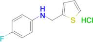 4-Fluoro-n-(thiophen-2-ylmethyl)aniline hydrochloride