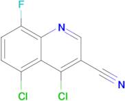 4,5-Dichloro-8-fluoroquinoline-3-carbonitrile