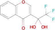 3-(2,2,2-Trifluoro-1,1-dihydroxyethyl)-4H-1-benzopyran-4-one