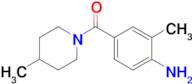 2-Methyl-4-(4-methylpiperidine-1-carbonyl)aniline