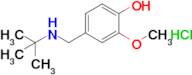 4-[(tert-butylamino)methyl]-2-methoxyphenol hydrochloride
