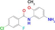 n-(5-Amino-2-methoxyphenyl)-4-chloro-2-fluorobenzamide