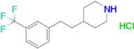 4-{2-[3-(trifluoromethyl)phenyl]ethyl}piperidine hydrochloride