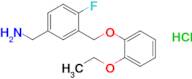 [3-(2-ethoxyphenoxymethyl)-4-fluorophenyl]methanamine hydrochloride