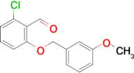 2-Chloro-6-[(3-methoxyphenyl)methoxy]benzaldehyde