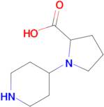 1-(Piperidin-4-yl)pyrrolidine-2-carboxylic acid