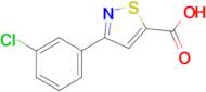 3-(3-Chlorophenyl)-1,2-thiazole-5-carboxylic acid