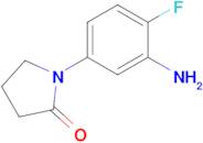 1-(3-Amino-4-fluorophenyl)pyrrolidin-2-one