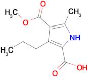 4-(Methoxycarbonyl)-5-methyl-3-propyl-1h-pyrrole-2-carboxylic acid