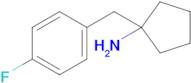 1-[(4-fluorophenyl)methyl]cyclopentan-1-amine